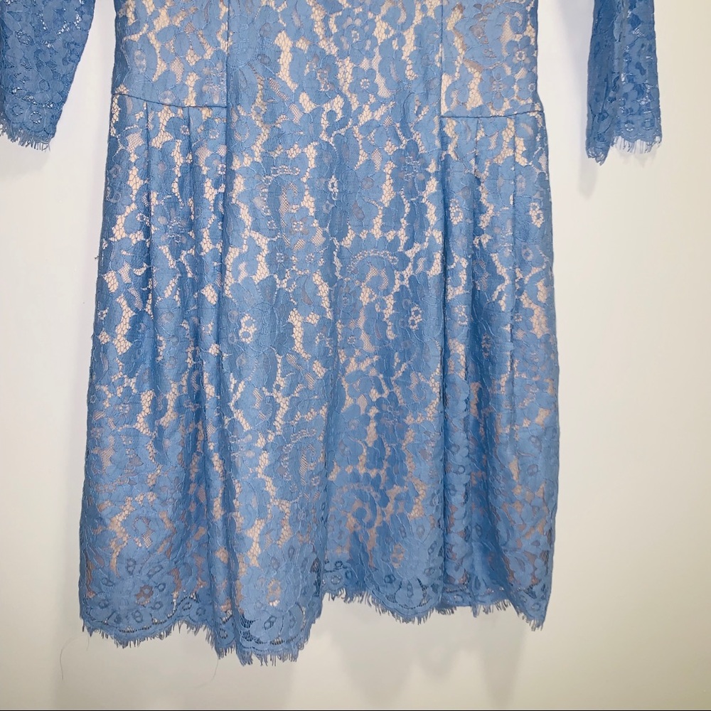 Eliza J Nordstrom brand light blue lace dress - Picture 3 of 4